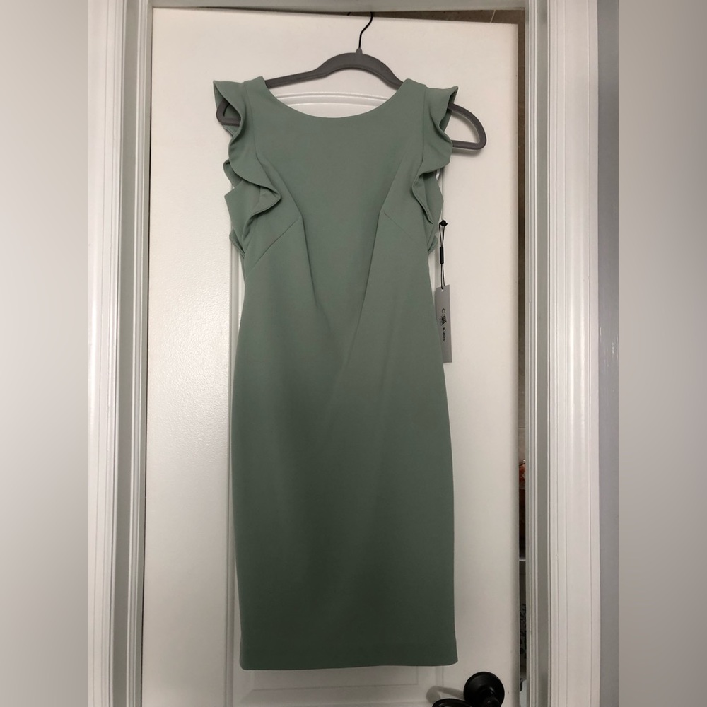 Calvin Klein mint A-line dress